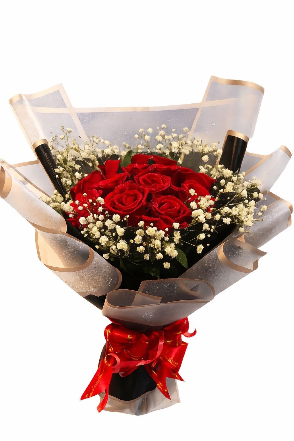 🌹 Royal Crimson Rose Bouquet