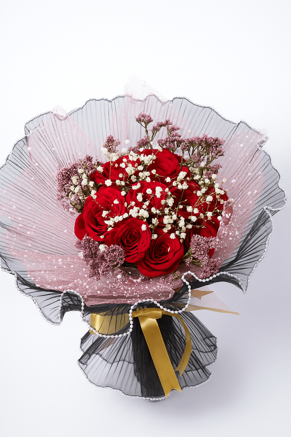 🌹 Elegant Scarlet Rose Bouquet