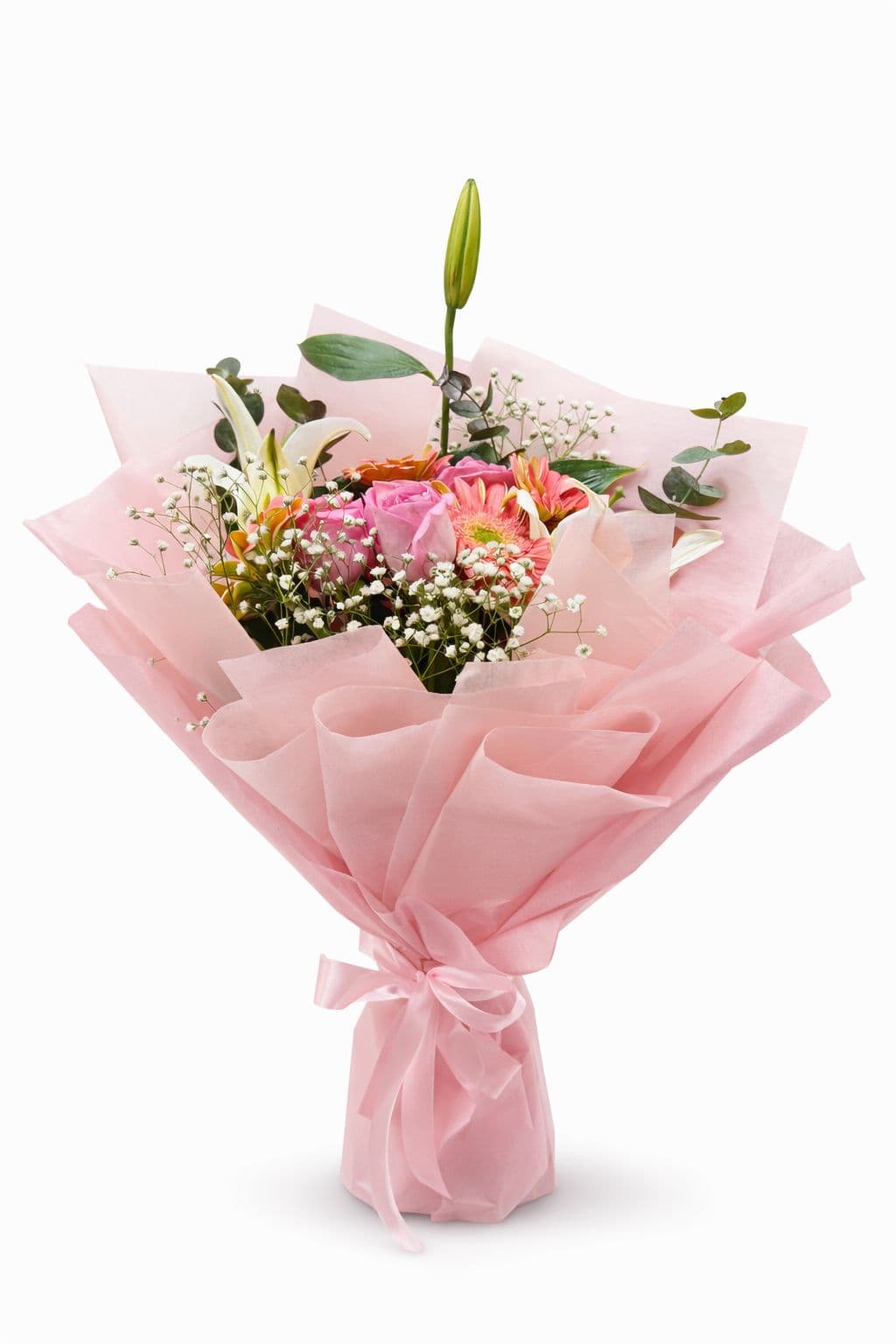 Blush Elegance Hand-Tied Bouquet🪴